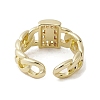 Brass with Cubic Zirconia Adjustable Rings RJEW-K257-61G-3