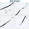 20 Sets 5 Colors Alloy Aglets for Shoelaces DIY-DC0002-18-4