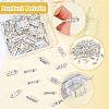100Pcs Alloy Crystal Rhinestone Spacer Bars FIND-SC0021-30-6