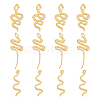 12Pcs 3 Style Ion Plating(IP) 304 Stainless Steel Cabochons STAS-UN0048-41-1