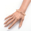 Electroplate Glass Beads Stretch Bracelets BJEW-JB02012-05-4