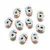 Alloy Enamel Beads ENAM-TD001-06-RS-1