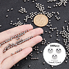 Stainless Steel Polished Beads STAS-WH0022-09P-2