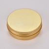 Round Aluminium Tin Cans CON-WH0068-60-1