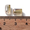 Electroplate Glass Beads EGLA-J023-8x4mm-05-3