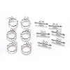 Tibetan Style Alloy Toggle Clasps LF10797Y-2