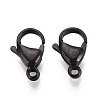 304 Stainless Steel Lobster Claw Clasps STAS-T065-15mm-34B-1