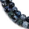 Natural Fire Crackle Agate Beads Strands G-C082-A01-31-4