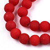 Opaque Glass Beads Strands GLAA-T032-P8mm-MD04-2