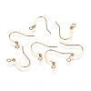 Brass French Earring Hooks KK-Q365-G-NF-1