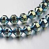 Electroplate Non-magnetic Synthetic Hematite Bead Strands G-F300-31A-07-1