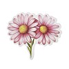 50Pcs Flower PVC Waterproof Stickers STIC-D300-06-2