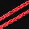 Braided Imitation Leather Cords LC-S002-5mm-01-2