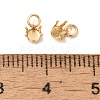 Ion Plating(IP) 304 Stainless Steel Charms Rhinestone Claw Settings STAS-U025-02C-G-3