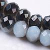 Electroplate Glass Faceted Rondelle Beads Strands EGLA-D020-3x2mm-M3-3