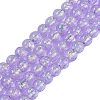 Handmade Foil Lampwork Beads Strands FOIL-K003-06B-01-1