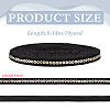 10 Yards Black Nylon Ribbon SRIB-WH0012-09A-2