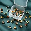 36Pcs 12 Colors 304 Stainless Steel Rhinestone Charms STAS-LS0001-29G-5