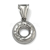 304 Stainless Steel Pendants STAS-D225-03P-1