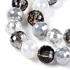 Electroplate Glass Bead Strands GLAA-Z006-01E-4