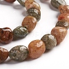 Natural Ocean Agate/Ocean Jasper Beads Strands G-D0002-B28-3