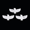 Eagle Shape Natural White Jade Gemstone Pendants G-P563-05E-1