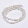 Natural Yellow Jade Beads Strands G-G598-4mm-YXS-03-2