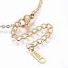 304 Stainless Steel Pendant Necklaces NJEW-O104-03-4