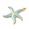 304 Stainless Steel Enamel Pendants STAS-B093-33G-02-2