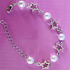 Punk Style Plastic Round Bead Link Bracelets FS-WGB9990-01-2