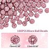 Pave Disco Ball Beads X1-RB-A130-10mm-23-2