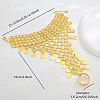 Iron Layered Coin & Flower Link Ring Bracelets for Women WS2112-4