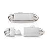 Non-Tarnish 304 Stainless Steel Bayonet Clasps X-STAS-M325-16P-1