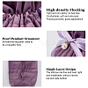  Velvet Jewelry Bags with Drawstring & Plastic Imitation Pearl TP-NB0001-20E-4