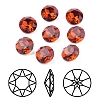 Pointed Back & Back Plated K9 Glass Rhinestone Cabochons RGLA-J012-10mm-259-1