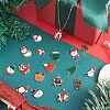 50Pcs 25 Style Christmas Alloy Enamel Pendants ENAM-SZ0003-09-3