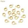 15Pcs 201 Stainless Steel Tube Bails STAS-YW0003-30B-1