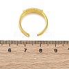 925 Sterling Silver Cuff Rings for Women RJEW-U046-02G-3