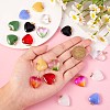 27Pcs 9 Colors Glass Pendants JX244A-3