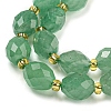 Natural Green Aventurine Beads Strands G-N342-42-4