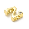 Rack Plating Brass Cubic Zirconia Beads KK-L210-008G-N-2