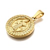 304 Stainless Steel Pendants STAS-B086-10E-G-2