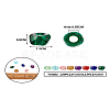  90pcs 6 colors Transparent Resin Beads RESI-TA0001-58-19