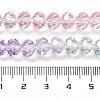 Transparent Painted Glass Beads Strands DGLA-A034-T8mm-A23-3