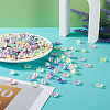  Jewelry 550Pcs 11 Colors Spray Paint ABS Plastic Imitation Pearl Beads MACR-PJ0001-06-6