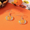 Zinc Alloy Pumpkin Dangle Earrings FS-WG3A841-01-4