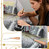 24Pcs Wood Knitting Needles TOOL-WA0001-05-5