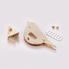 Zinc Alloy Bag Twist Lock Accessories AJEW-WH0104-57-2