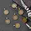 Tibetan Style Alloy Pendant Cabochon Settings LS-TIBEP-Q045-048AB-NR-5