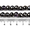Transparent Electroplate Glass Beads Strands X-EGLA-N002-34C-C21-4